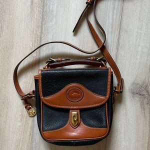 Dooney and Bourke Vintage Square Carrier pebbled leather